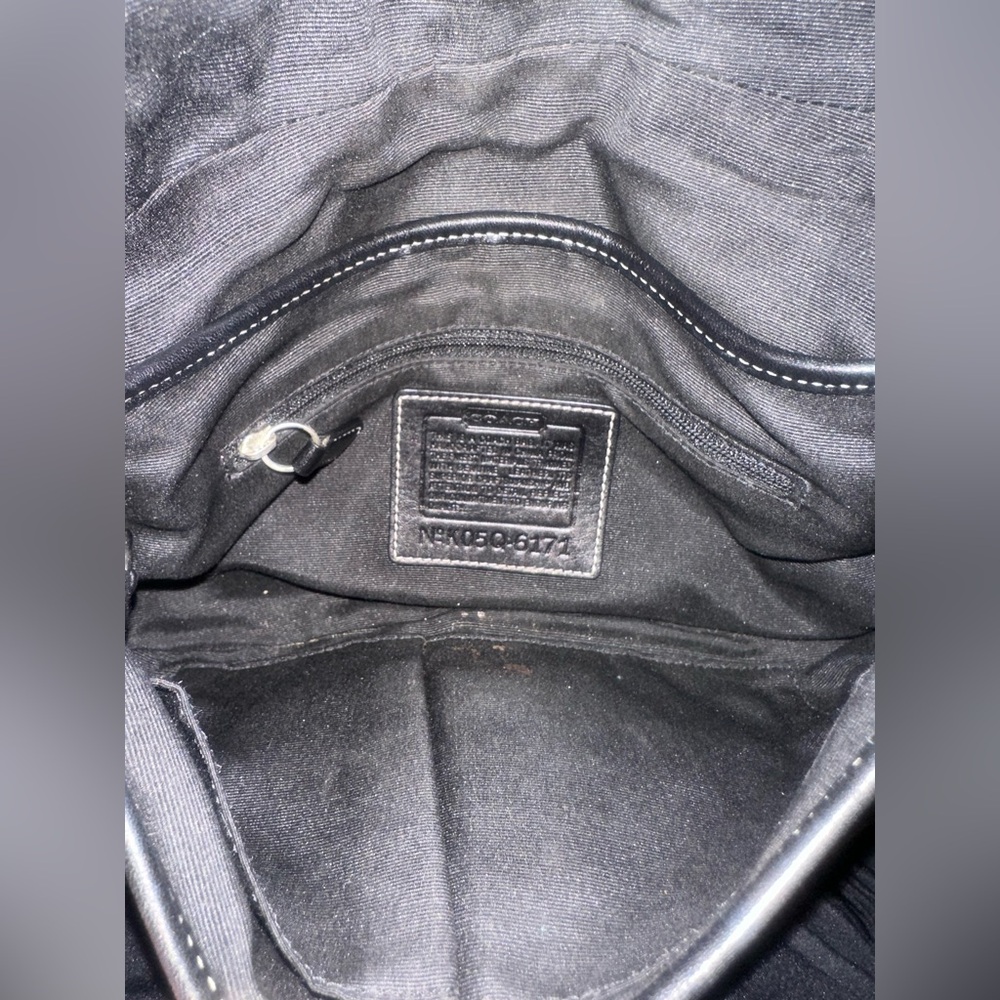 Black Coach Purse Shoulder Bag - Picture 5 of 12